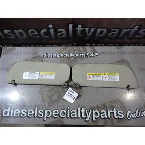 2001 2002 DODGE 2500 3500 5.9 DIESEL NV5600 SLT OEM SUN VISORS (PAIR) BEIGE TAN