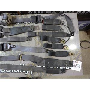 2001 2002 DODGE 2500 3500 5.9 DIESEL SLT EXTENDED CAB SEAT BELTS COMPLETE SET