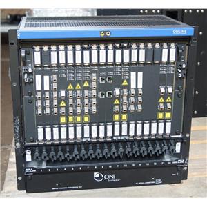 CIENA ONI OTP19 Chassis with 1x 4x BWDM 2x CWDM 4x WC13RL 4x GRDM 850 2x COM