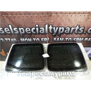 2001 2002 CHEVROLET 2500 3500 SLT EXTENDED CAB REAR SIDE WINDOWS GLASS (PAIR)