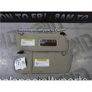 2000 2001 FORD RANGER XLT 4.0 CYL AUTO 4X4 INTERIOR OEM SUNVISORS (BEIGE) SET