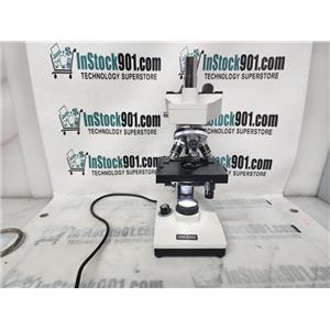 Omano Binocular Microscope w/ 10/0.25 4/0.1 100/1.25Oil & 40/0.65 Objectives