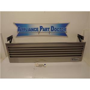 GE Refrigerator WR74X24668 WB02X26123 Pro Grill Assy w/Logo & Hinges Used