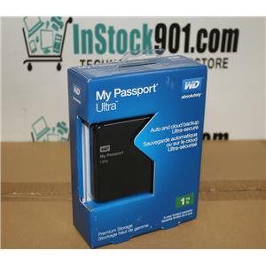 WD Western Digital My Passport Ultra 1TB External 7200RPM WDBZFP0010BBKNESN HDD