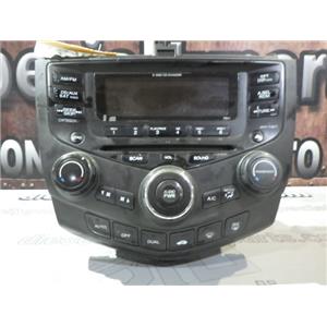 2004 - 2007 HONDA ACCORD SEDAN 2.4 4CY OEM STEREO CD AUX SAT HEATER 39050SDAL500