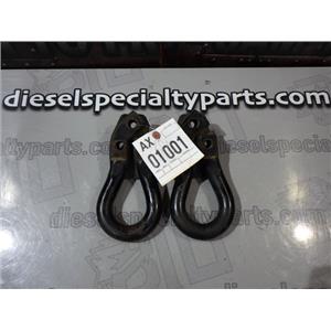 2003 2004 FORD F350 F250 LARIAT XLT 6.0 DIESEL AUTO 4X4 OEM TOW HOOKS (PAIR)