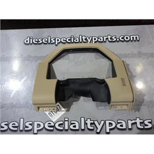 2014 2015 FORD F250 F350 LARIAT 6.2 AUTO 4X4 OEM GAUGE CLUSTER TRIM SURROUND TAN