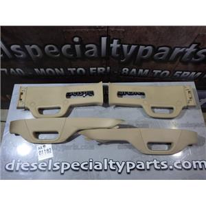 2014 2015 FORD F250 F350 LARIAT 6.2 AUTO 4X4 OEM CREWCAB GRAB HANDLES (TAN) SET