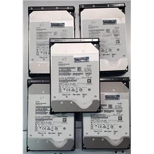 Lot of 5 MB008000GWAYL w/Caddy HPE 8TB SATA 6G 7.2K LFF SC He 512e DS HDD