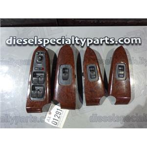 2004 - 2006 ACURA MDX 3.5 V6 AUTO AWD OE INTERIOR WINDOW LOCK SWITCHES WOODGRAIN