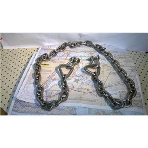 Boaters' Resale Shop of TX 2309 2241.02 LIFTING BRIDLE of 6 FT OF 3/8" SS CHAIN