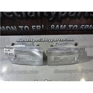 1999 - 2000 FORD F250 F350 XLT 7.3 DIESEL ZF6 4X4 HEADLIGHTS SET PAIR