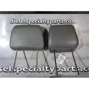 2008 2009 DODGE 2500 3500 SLT 6.7 DIESEL AUTO FRONT SEAT GREY LEATHER HEAD RESTS