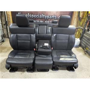 2004 - 2008 FORD F150 LARIAT CREWCAB OEM BLACK LEATHER SEATS W/ CENTRE CONSOLE