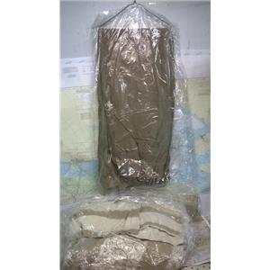 Boaters' Resale Shop of TX 2401 2575.34 MAINSHIP 40 TAN BEDDING & SALON DRAPES