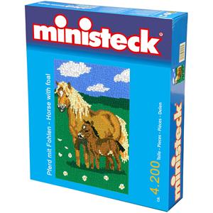 Ministeck Pixel Puzzle (31314): Horse with Foal 4200 pieces