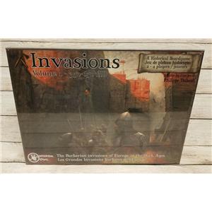 Invasions Vol I 350 - 650 AD Boardgame by Wisdom Owl Kickstarter SEALED