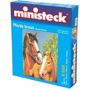Ministeck Pixel Puzzle (31877): Brown Horses 8600 pieces