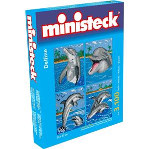 Ministeck Pixel Puzzle (32772): Dolphins (4in1) 3100 pieces