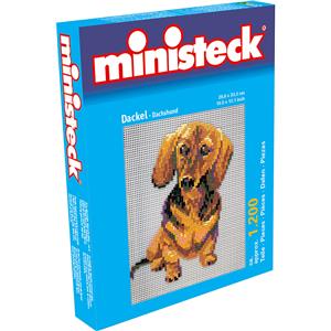 Ministeck Pixel Puzzle (31309): Teckel (Dachshund) 1200 pieces
