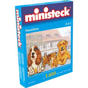 Ministeck Pixel Puzzle (31326): Pets (4in1) 1600 pieces