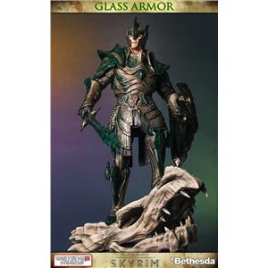 Gaming Heads Elder Scrolls V: Skyrim Glass Armor Regular Statue SEALED