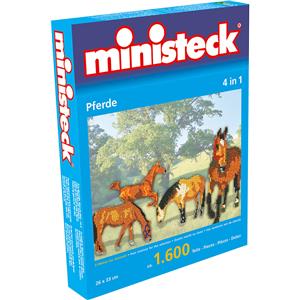 Ministeck Pixel Puzzle (31325): Horses (4in1) 1600 pieces