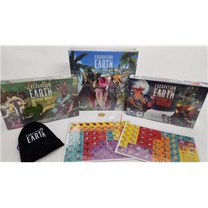 Excavation Earth ALL-IN Kickstarter Exclusive Edition by Mighty Boards SEALED