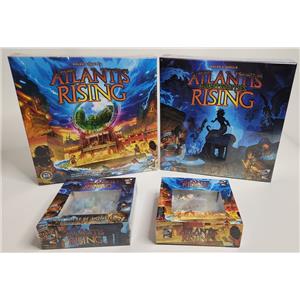 Atlantis Rising Monstrosities+Core Game+Extras Kickstarter by Elf Creek (NIS)