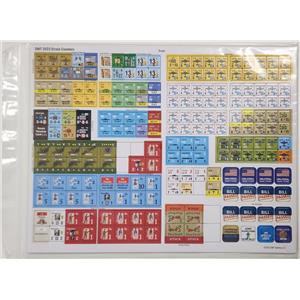 GMT Games 2023 Replacement Counter Sheet SEALED