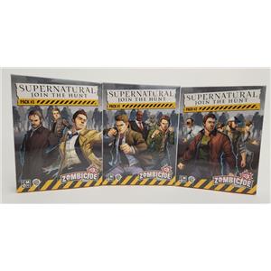 Zombicide 2nd Ed SUPERNATURAL JOIN THE HUNT Character Packs #1-3 by CMON -SEALED