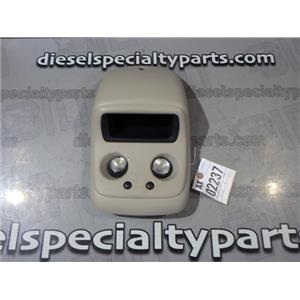 2004 2005 GMC 2500 3500 6.6 LLY DIESEL ZF6 4X4 OEM INTERIOR OVERHEAD CONSOLE DOM