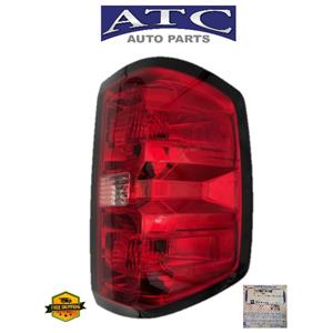 84288722 New OEM Left Driver Side Tail Light for 2016-2019 Silverado Sierra 1500