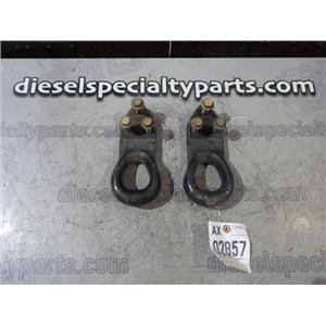 1999 2000 FORD F250 F350 XLT 7.3 DIESEL ZF6 4X4 OEM FRAME MOUNT TOW HOOKS (PAIR)