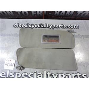 1999 2000 GMC 3500 6.5 DIESEL NV4500 4X4 INTERIOR SUNVISORS (PAIR) GREY