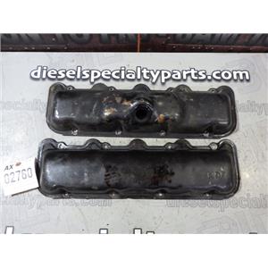 1999 2000 GMC 3500 6.5 DIESEL NV4500 4X4 OEM VALVE COVERS (PAIR) SET