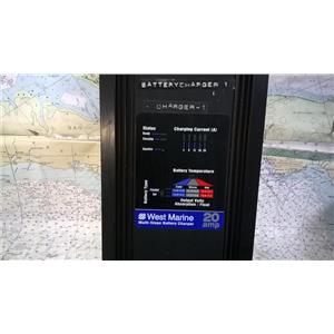 Boaters' Resale Shop of TX 2402 5124.0X WEST MARINE 20AMP 2 BANK BATTERY CHARGER