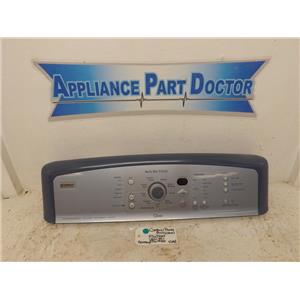 Kenmore Dryer 8563704 1201391 8564400 Control Panel Assembly (Blue) Used