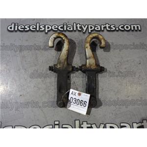 2006 2007 GMC SIERRA 2500 3500 6.6 LBZ DIESEL OEM FRONT FRAME TOW HOOKS (PAIR)