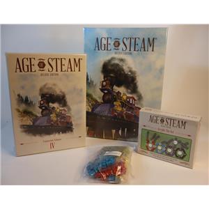 Age of Steam Deluxe (2019) + Lots of Add-Ons by Eagle Gryphon Games SEALED