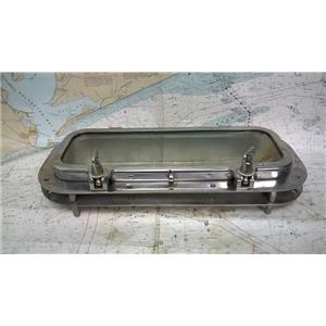 Boaters' Resale Shop of TX 1809 2424.05 SS OPENING 7.5" x 17.5" PORTLIGHT w TRIM