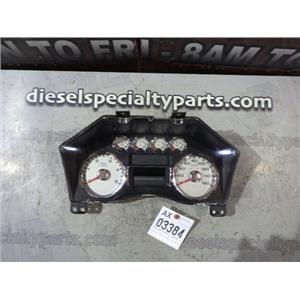 2008 2009 FORD F350 F250 LARIAT 6.4 DIESEL ZF6 MANUAL GAUGE CLUSTER 8C3T10849MH