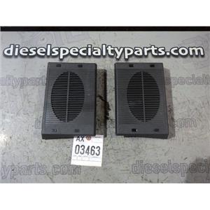 1997 1998 CHEVROLET 1500 2500 REG CAB BEHIND SEAT SPEAKER COVERS (GREY) PAIR