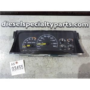 1997 1998 CHEVROLET 1500 2500 REG CAB 4.3 V6 MANUAL 2WD OEM GAUGE CLUSTER KMH