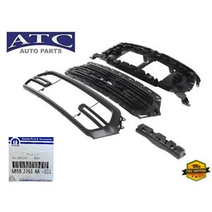 68582261AA NEW Black Grill Assembly for 2021 Dodge Ram 1500