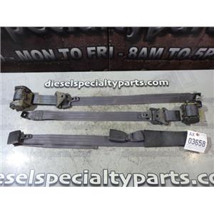 1998 1999 DODGE 2500 3500 SLT EXTENDED CAB REAR SEAT BELTS (REAR ONLY) CHARCOAL