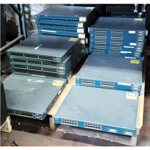 Lot of 25 Cisco Catalyst C3550 Series Ethernet Switches