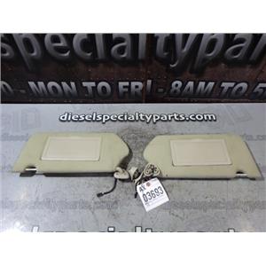 2003 2004 CHEVROLET IMPALA SEDAN 3.8L 6CYL AUTO OEM INTERIOR SUN VISORS (TAN)