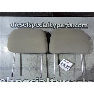 2003 2004 CHEVROLET IMPALA SEDAN 3.8L AUTO OEM HEADRESTS FRONTS ONLY (TAN) CLOTH