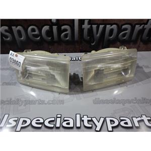 2000 2001 FORD F350 F250 EXTENDED CAB LARIAT XLT OEM HEAD LIGHTS (SET) PAIR